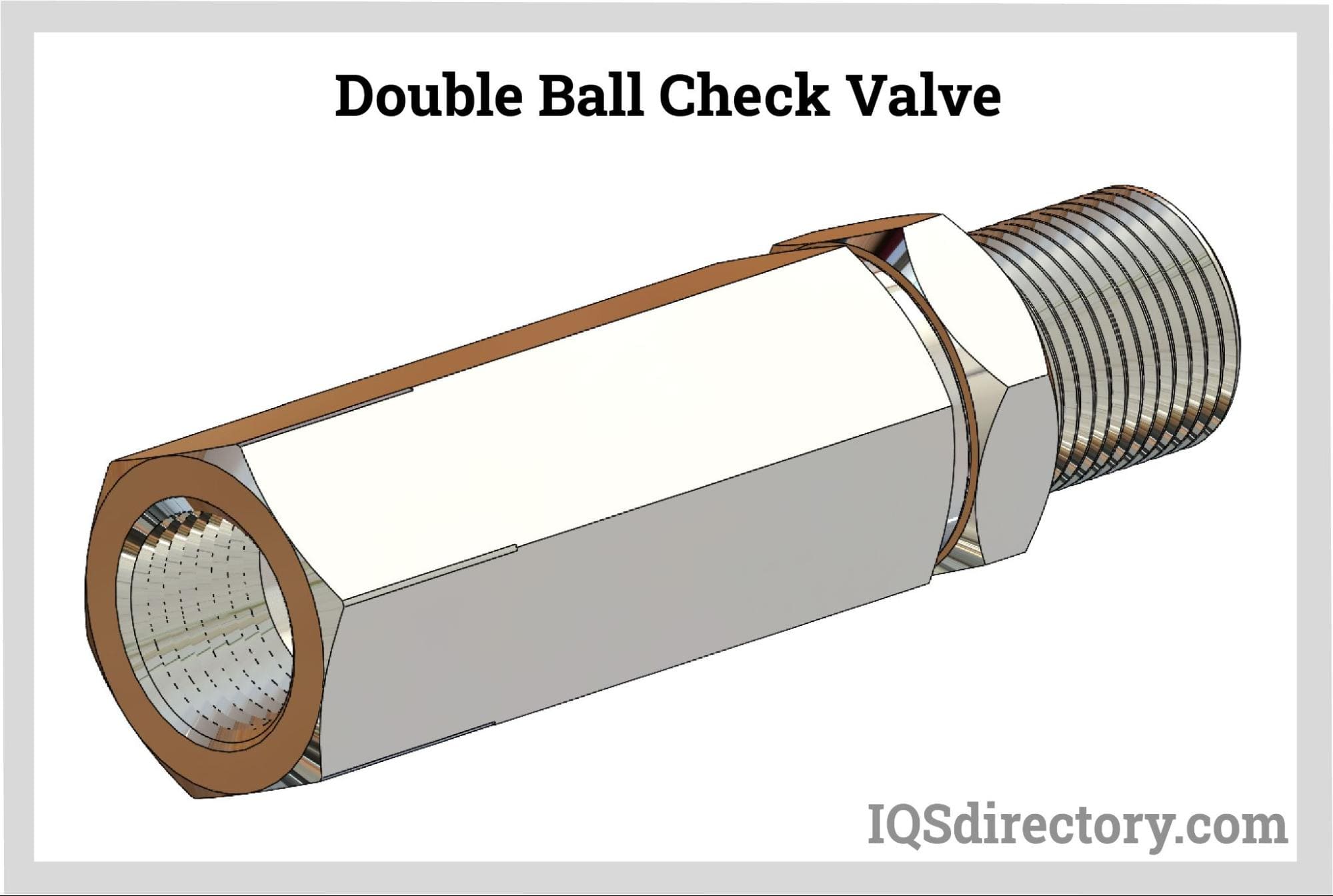 double ball check valve