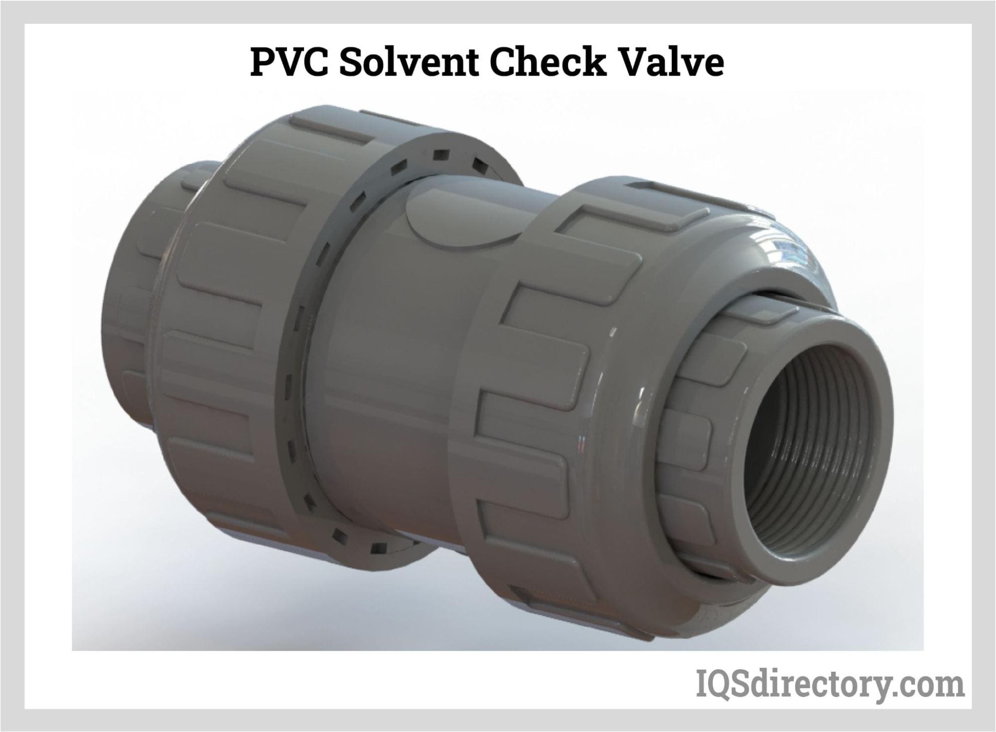 PVC Solvent Check Valve